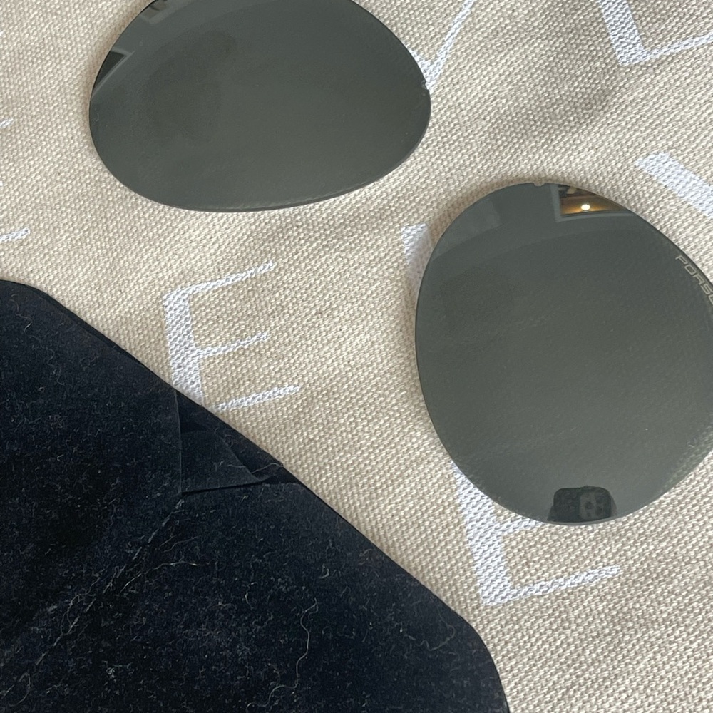 Porsche Design Round Replacement Lenses in Smoke Gray